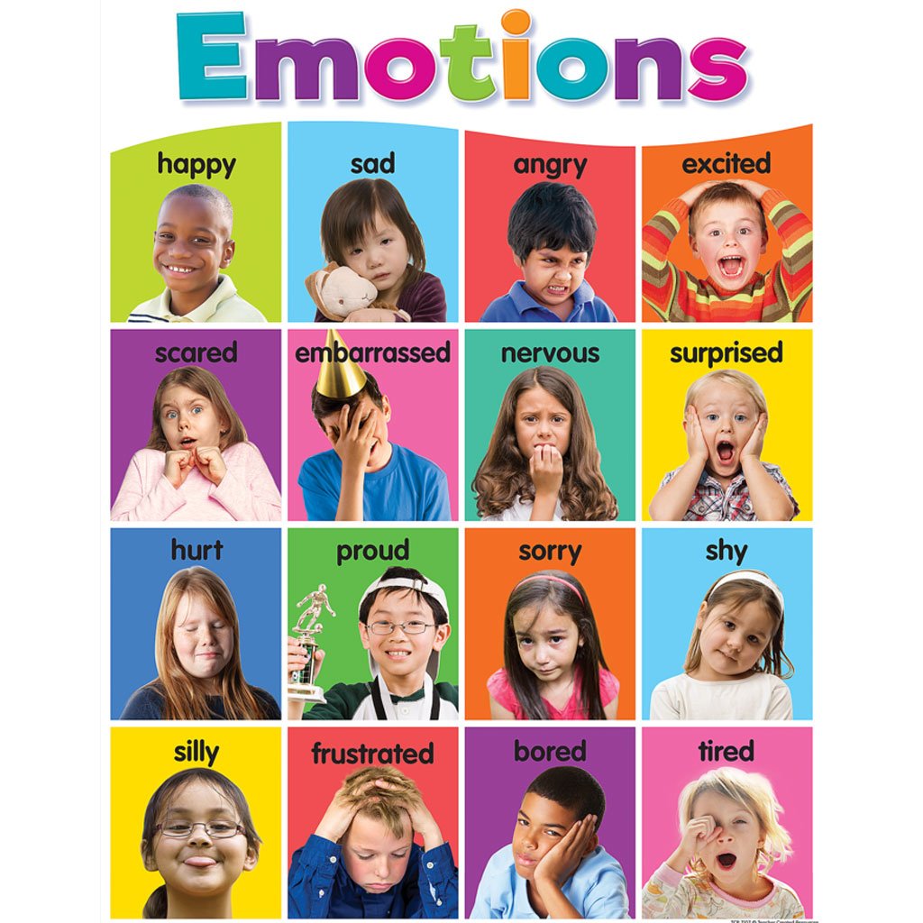 Colorful Emotions Chart