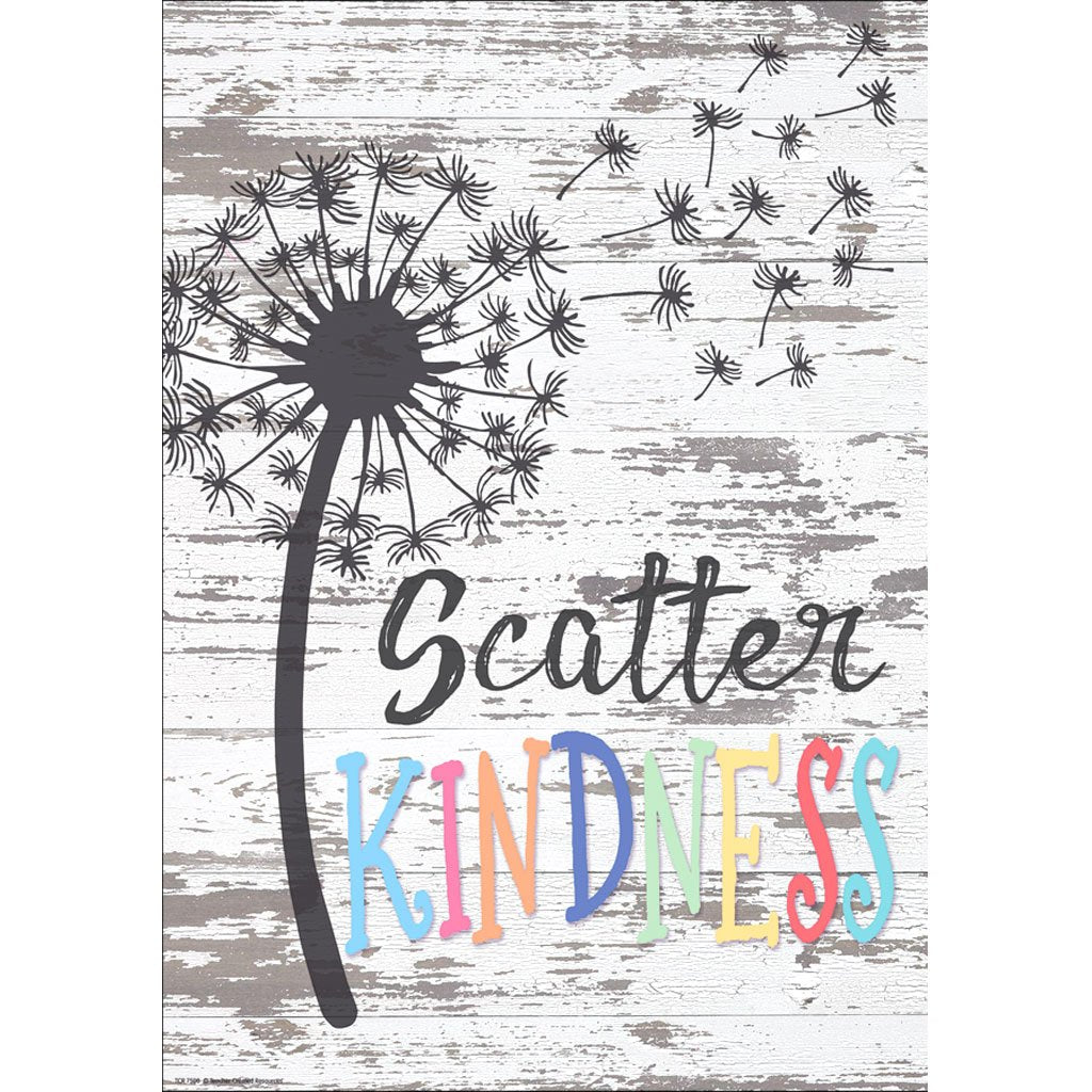 Scatter Kindness Positive Poster