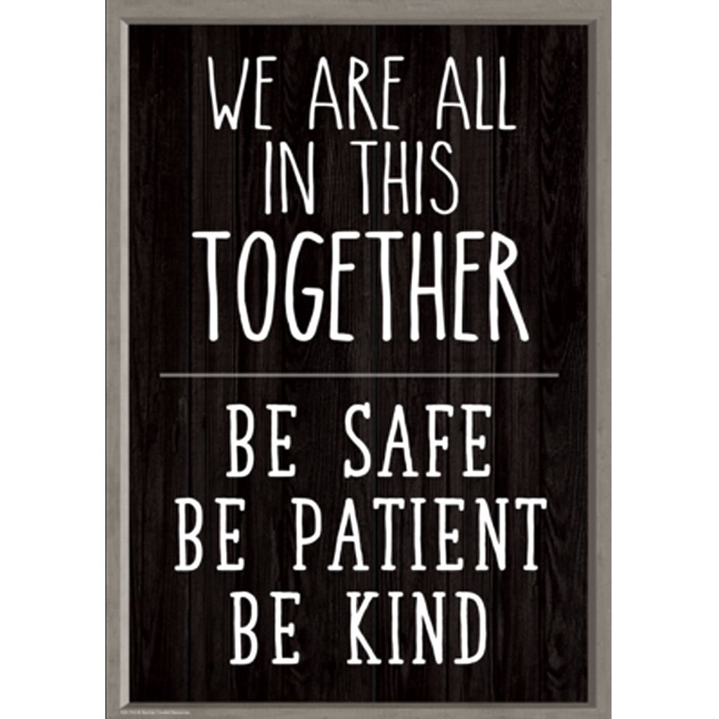 We Are All in This Together Positive Poster