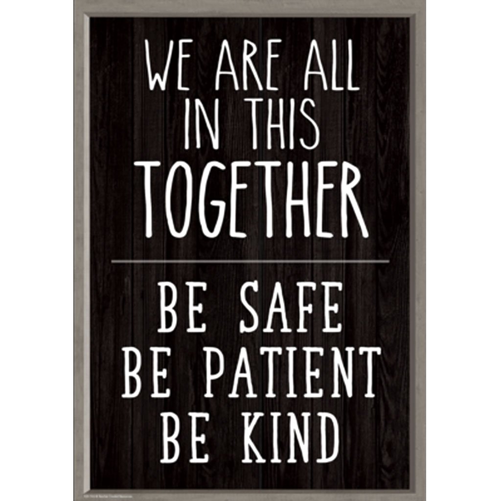 We Are All in This Together Positive Poster