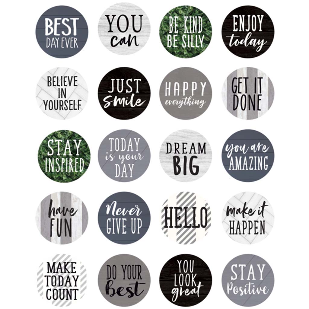 Modern Farmhouse Words to Inspire Planner Stickers