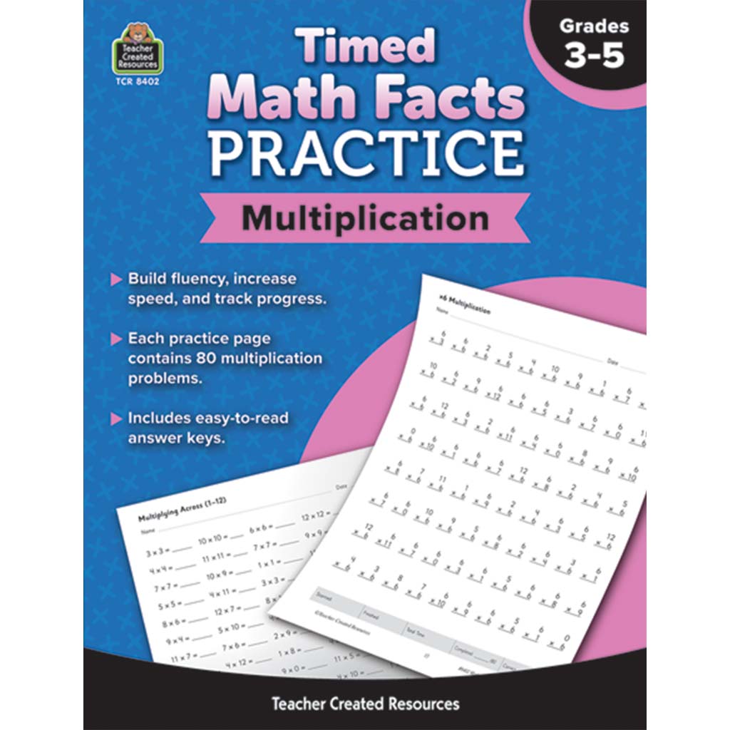 Timed Math Facts Practice: Subtraction