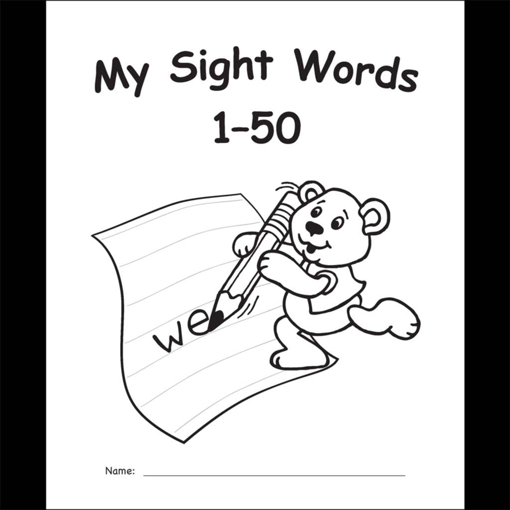 My Own Books: Sight Words 1–50