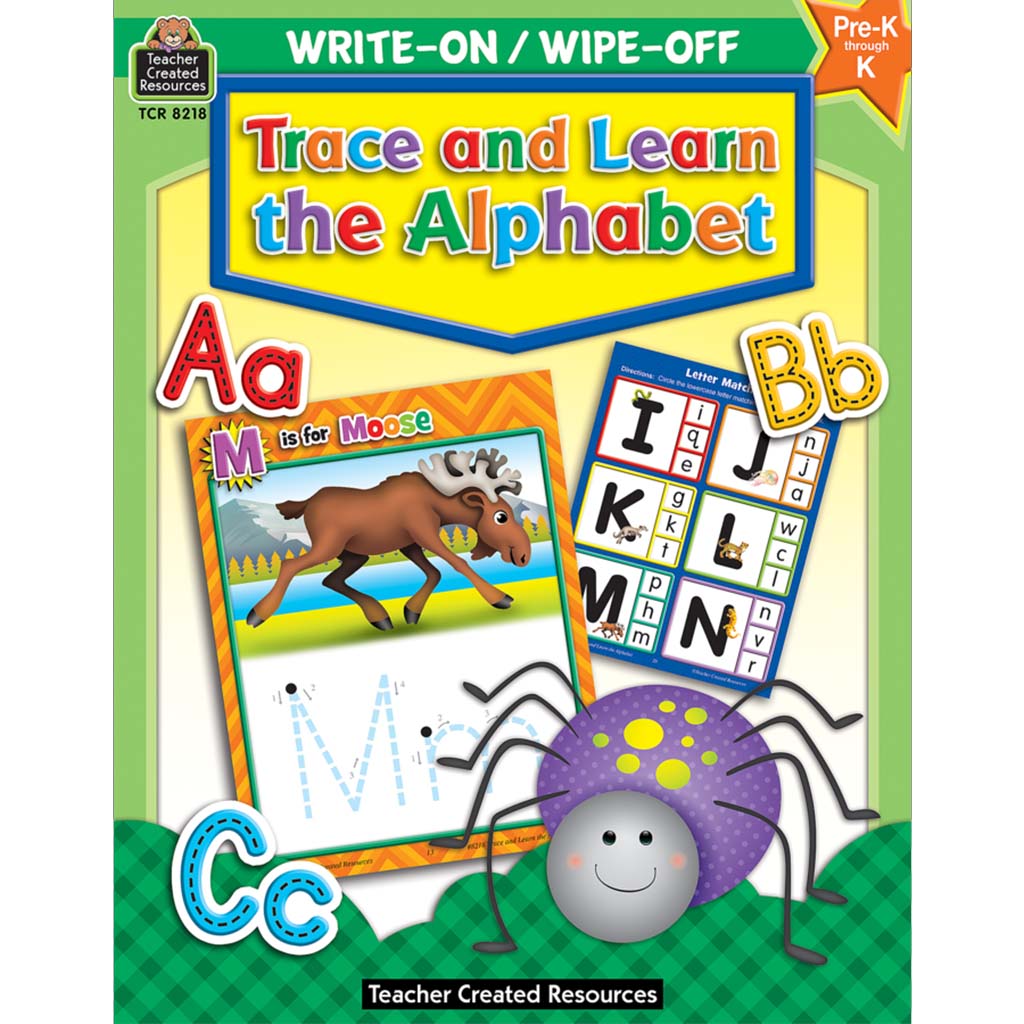 Trace and Learn the Alphabet Write-On Wipe-Off