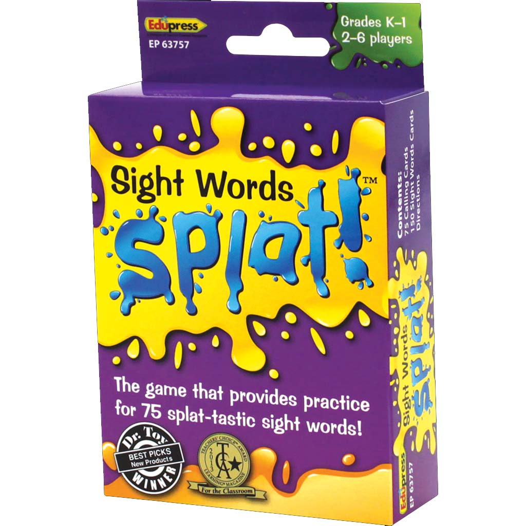 Sight Words Splat Game Grades K-1