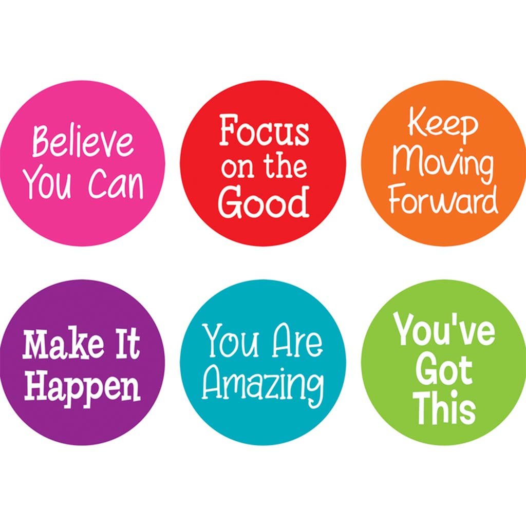 Spot On Carpet Markers Positive Sayings - 7in