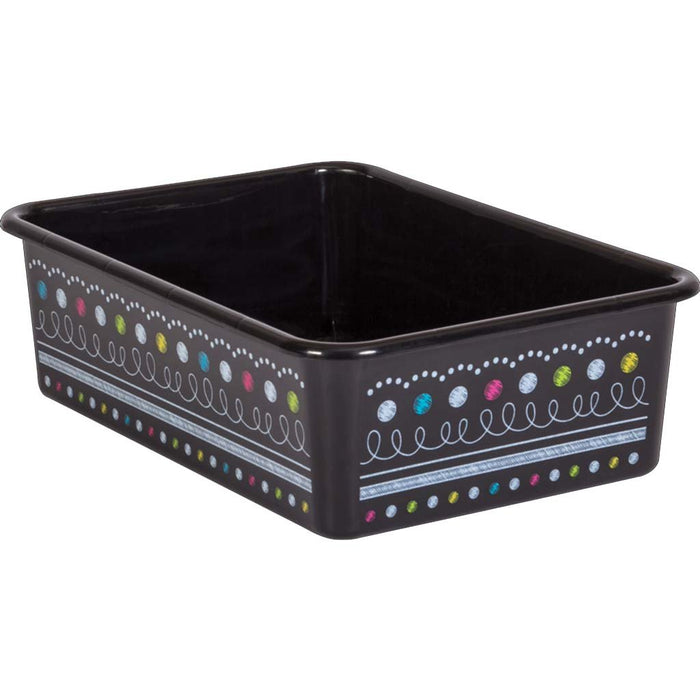 Plastic Storage Bin Large Chalkboard Brights