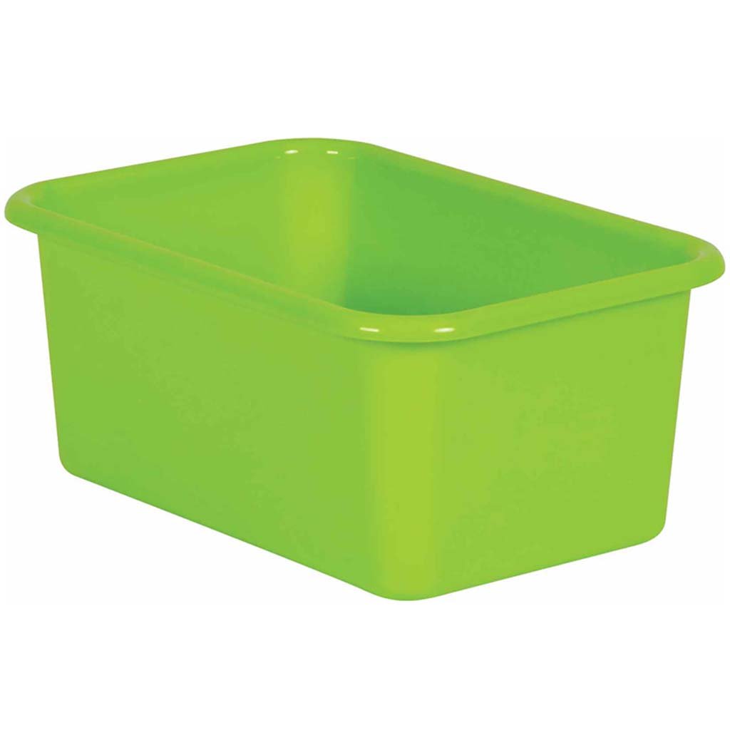 Plastic Storage Bin Small Lime