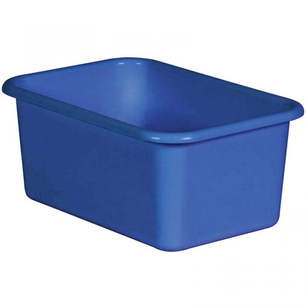 Plastic Storage Bin Small Blue