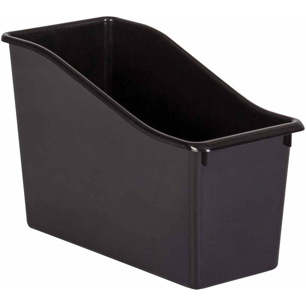 Plastic Book Bin Black