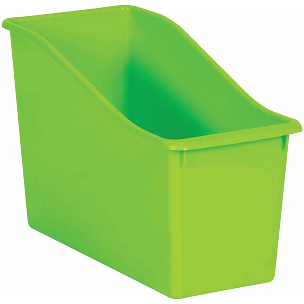 Plastic Book Bin Lime