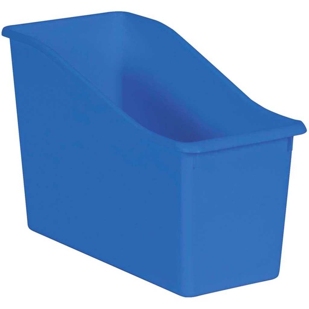 Plastic Book Bin Blue