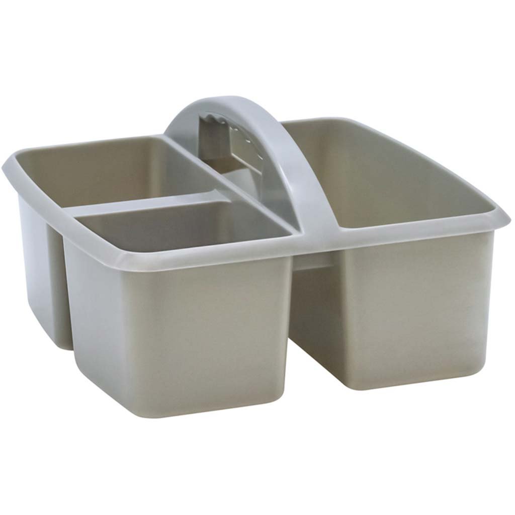 Plastic Storage Caddy Gray