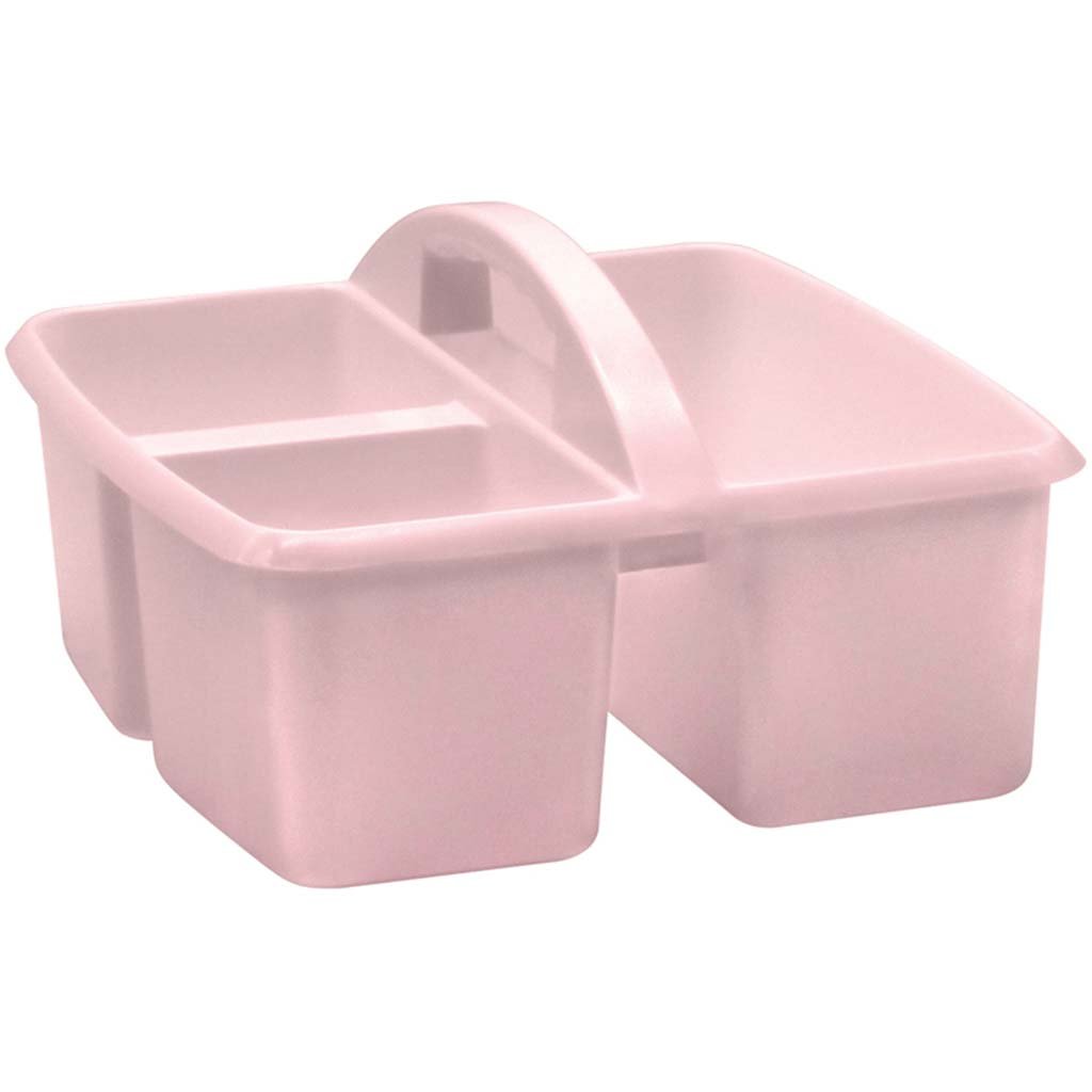 Plastic Storage Caddy Blush