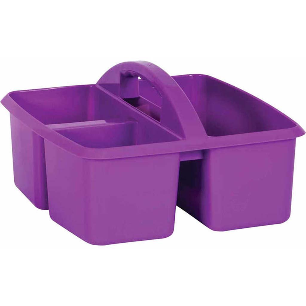 Plastic Storage Caddy Purple