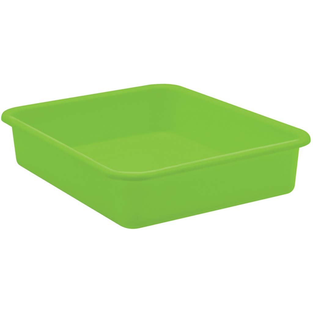 Large Plastic Letter Tray Lime