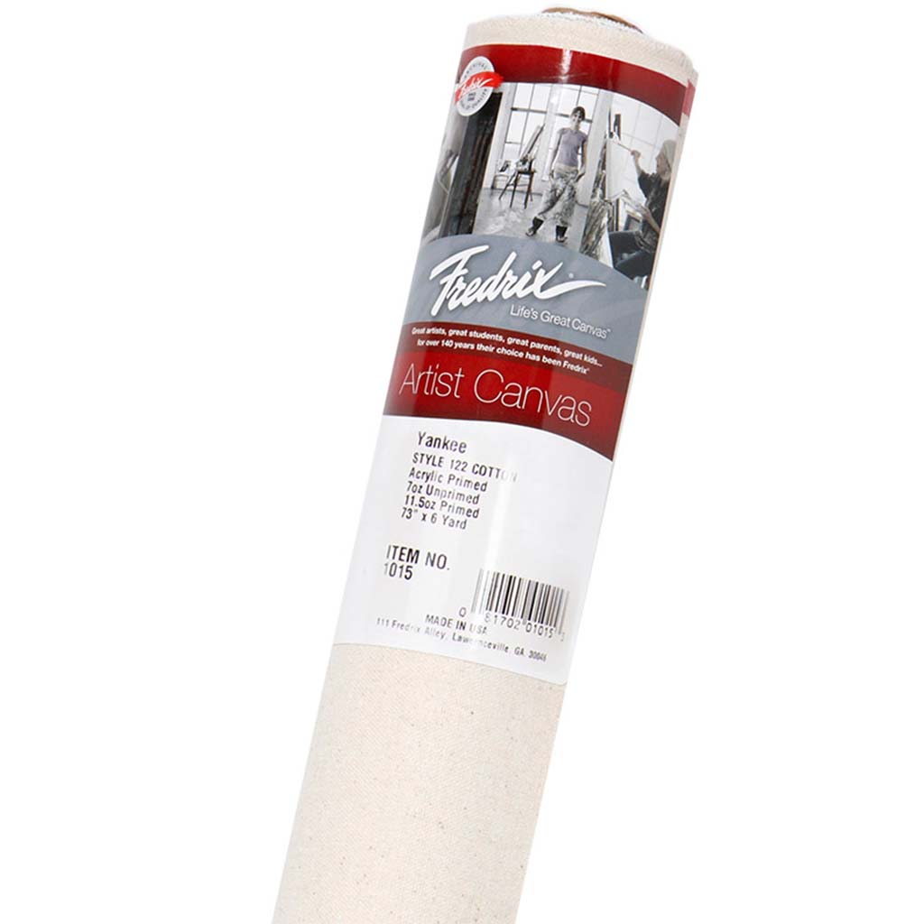 Artist Series 122 Yankee Primed Cotton Canvas Rolls 73in x 12yds