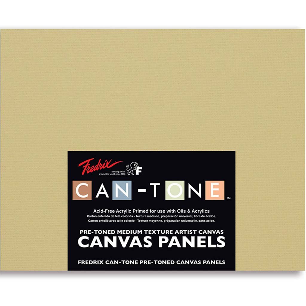 Fredrix Canvas Panels Tara Gray 6in x 8in 3pc