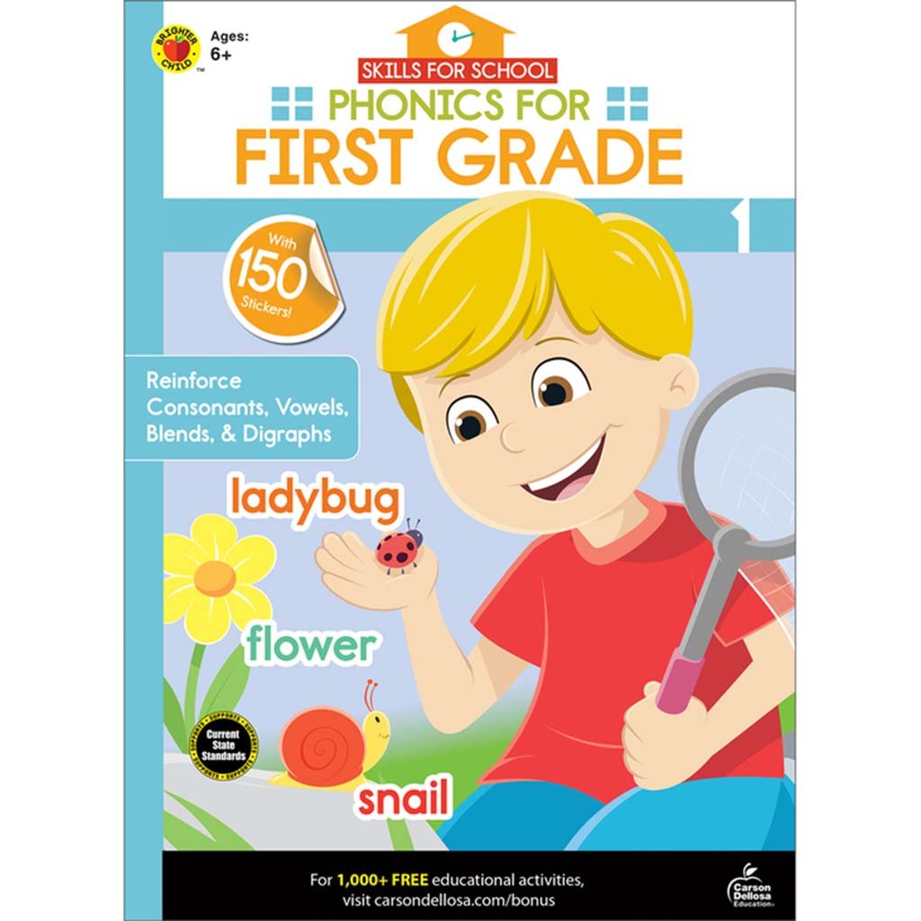 Skills for School Phonics for First Grade