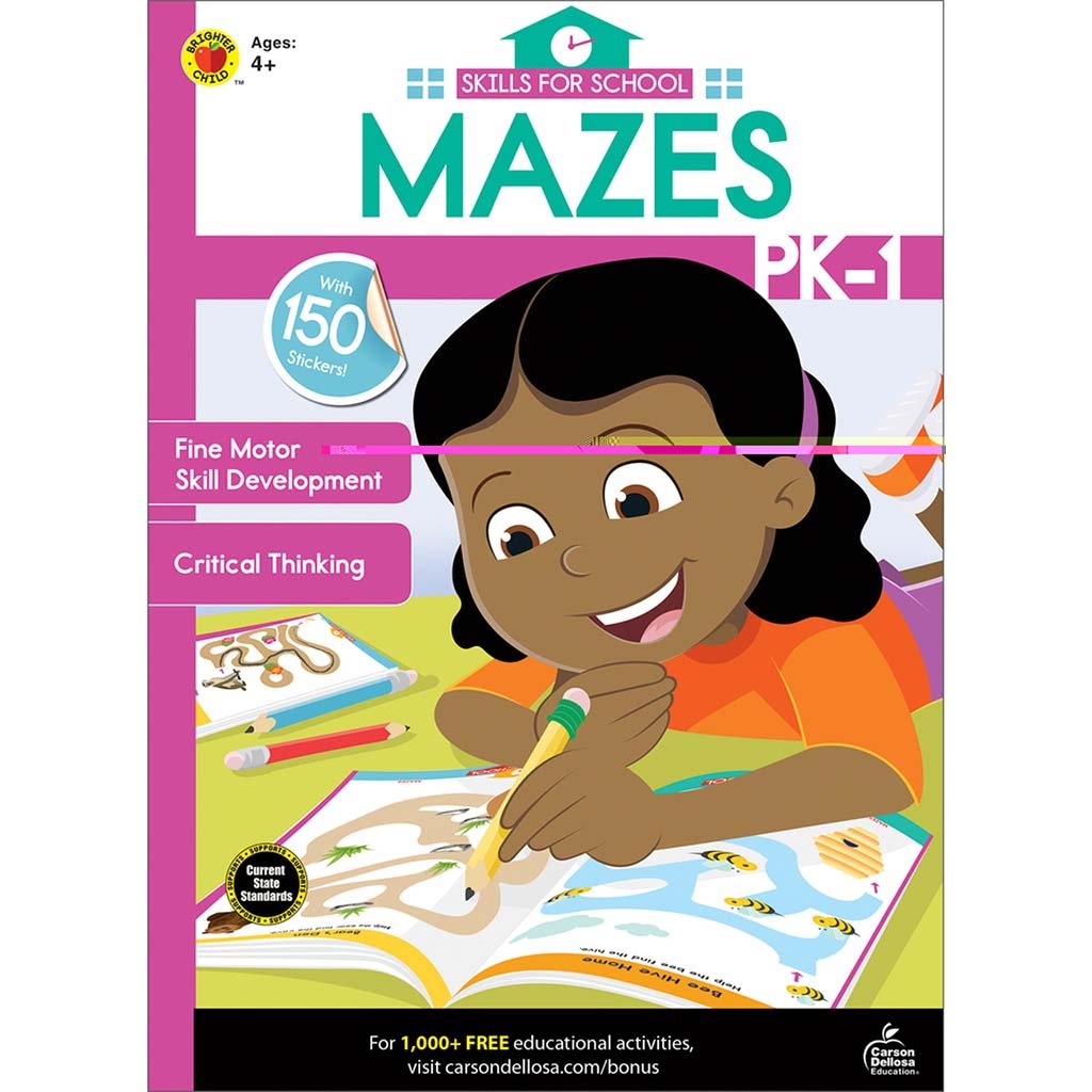 Skills for School Mazes, Grades PK - 1