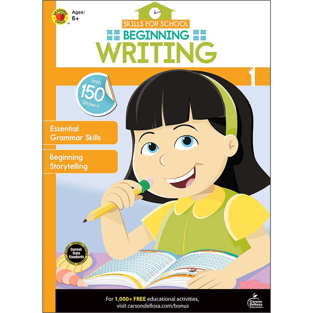 Skills for School Beginning Writing, Grade 1