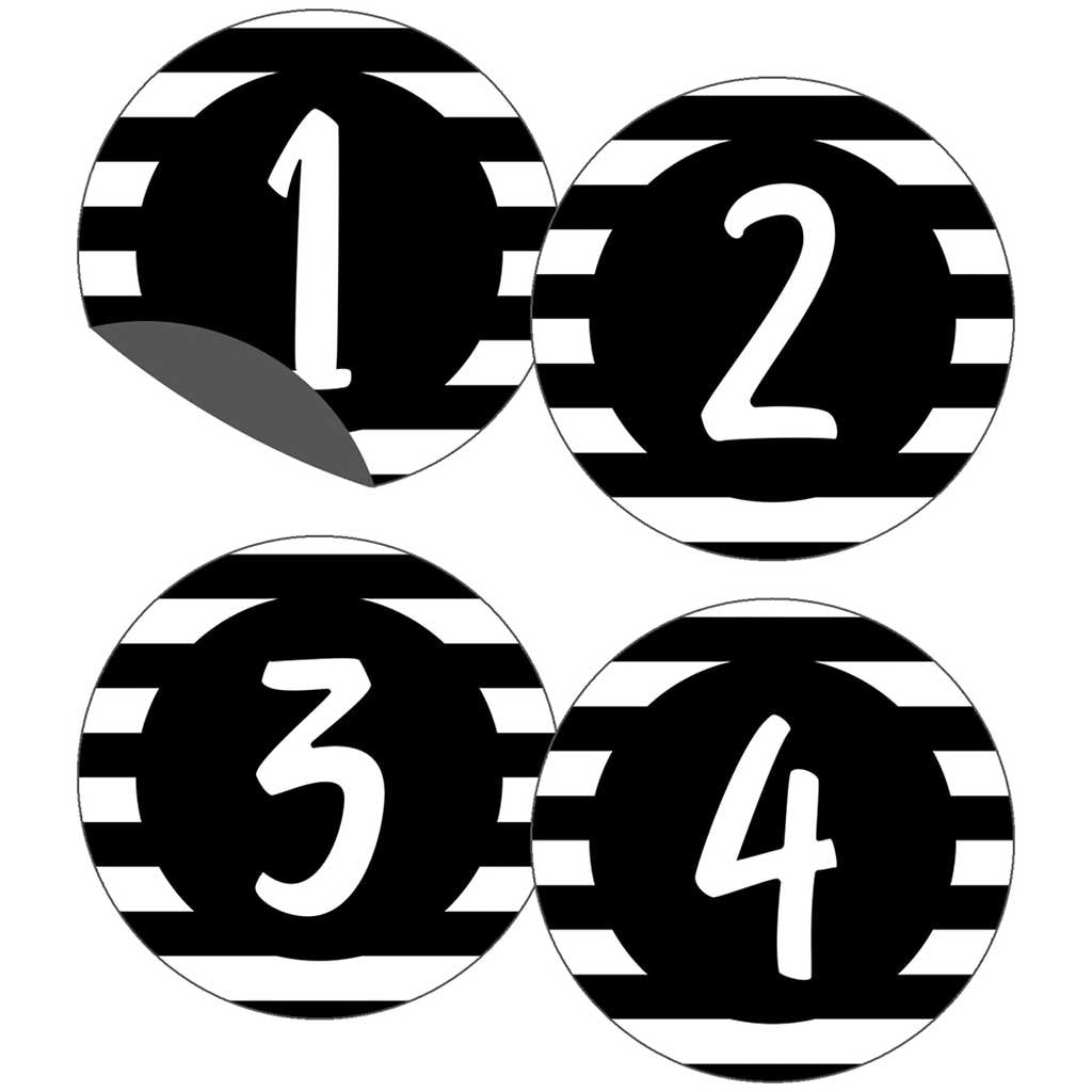 Simply Stylish Numbers Magnetic Cut-Outs