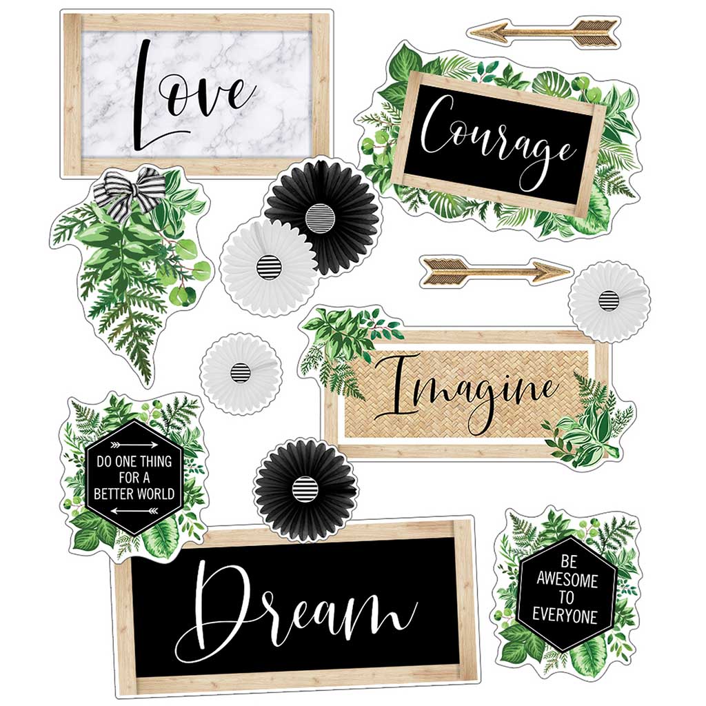 Simply Boho Inspirational Signs Mini Bulletin Board Set