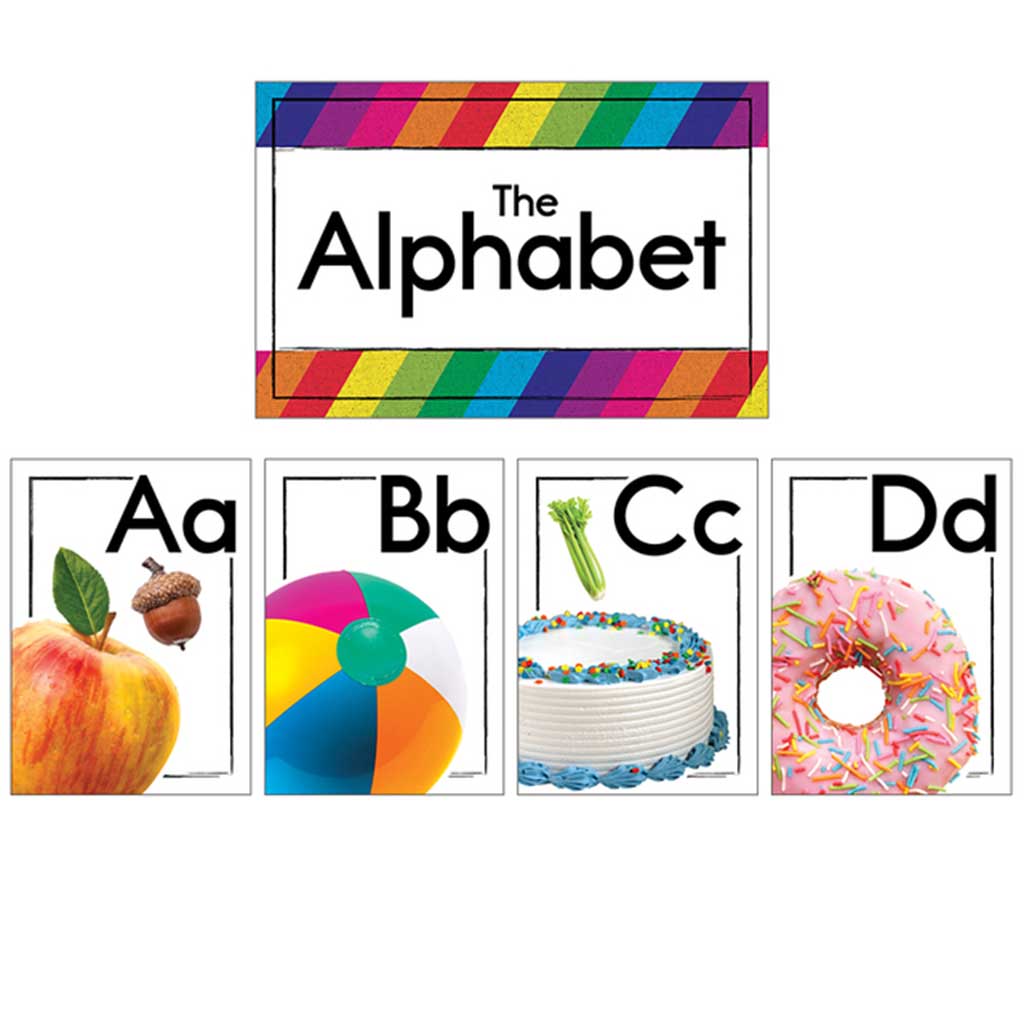 Photographic Alphabet Bulletin Board Set Grade K-2