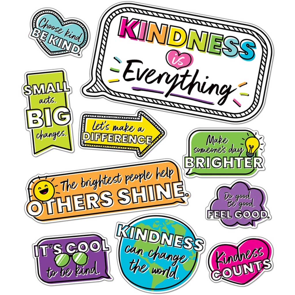 Kind Vibes Motivational Mini Bulletin Board Set