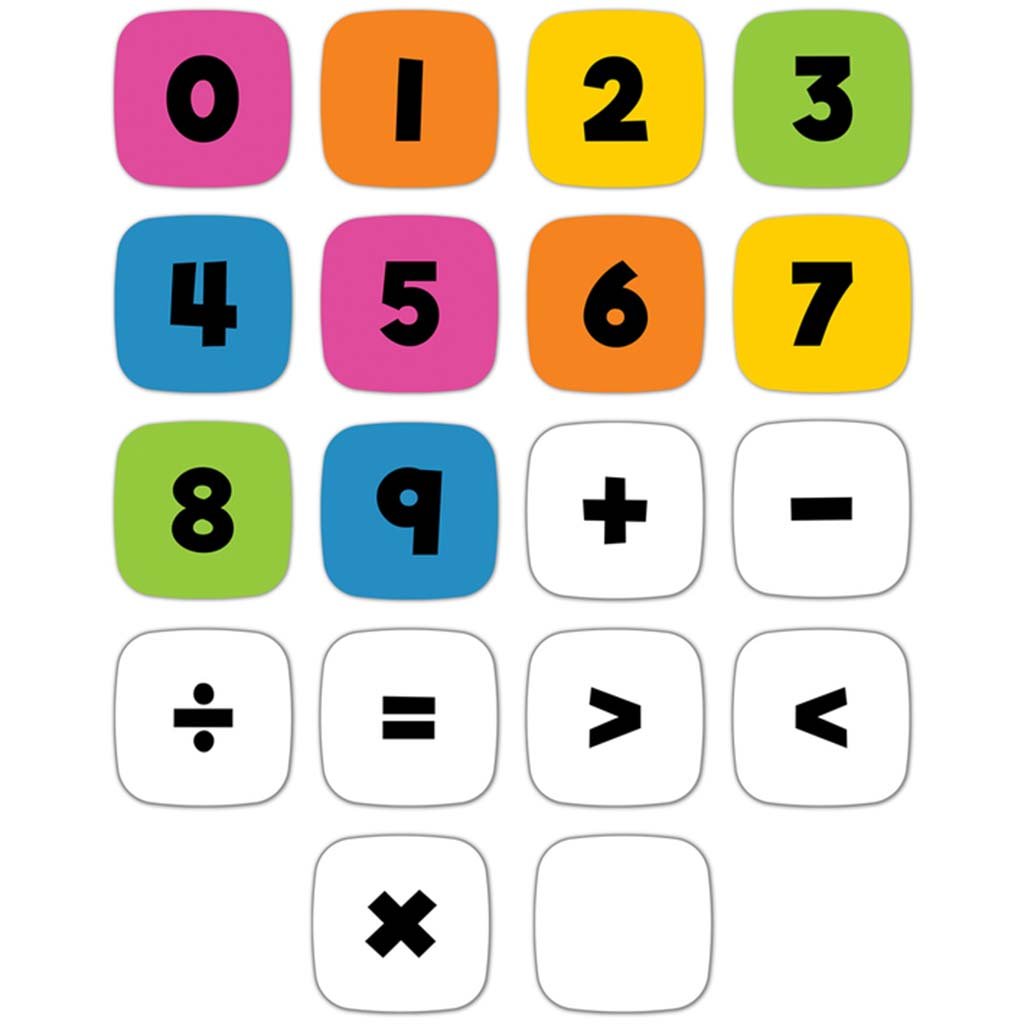 Edu-Clings Silicone Set: Numbers &amp; Operations Manipulative Grade K-3