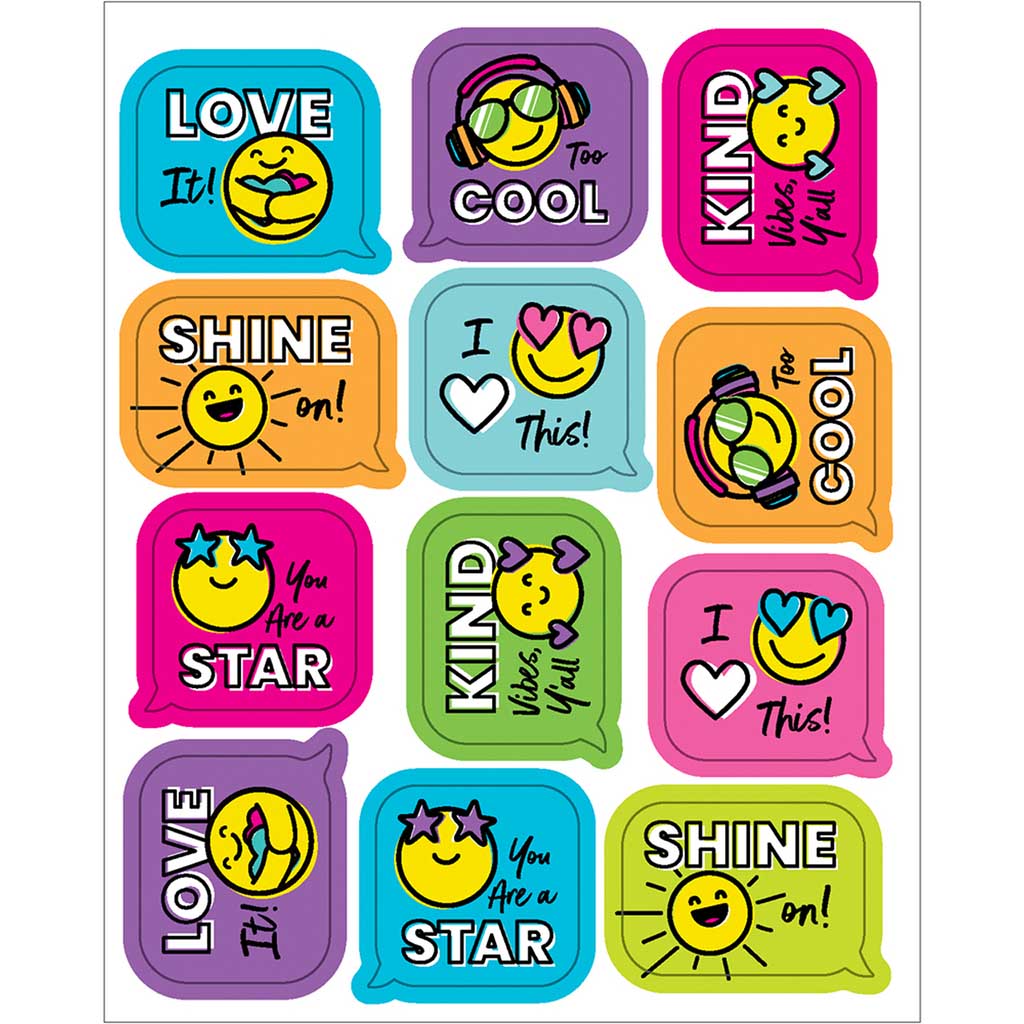 Smiley Faces Motivational Stickers