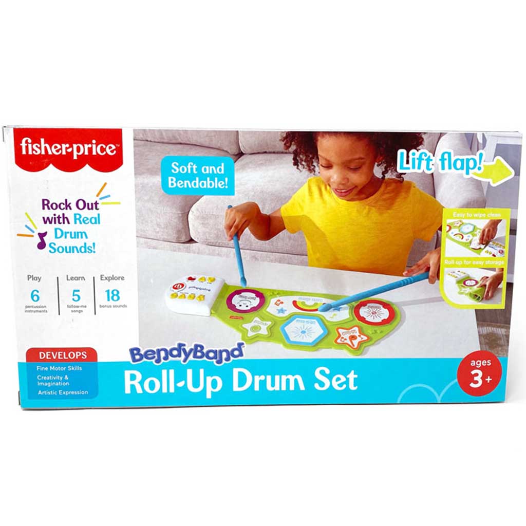 BendyBand Roll-Up Drum Set