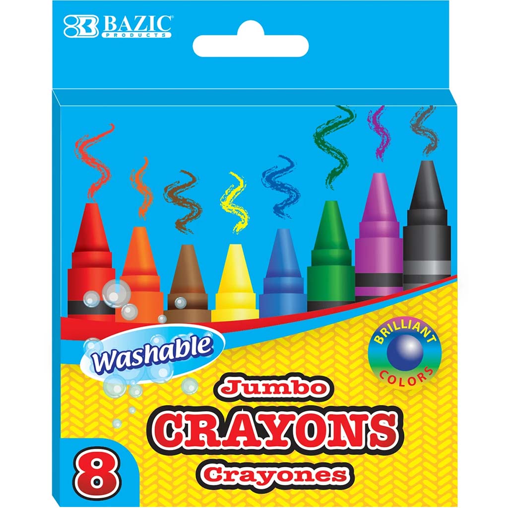 PLAYBEA 18 Colors Jumbo Crayons for Kids Ages 2-4 - Non Toxic Washable  Toddler 4 : Buy Online in the UAE, Price from 139 EAD & Shipping to Dubai