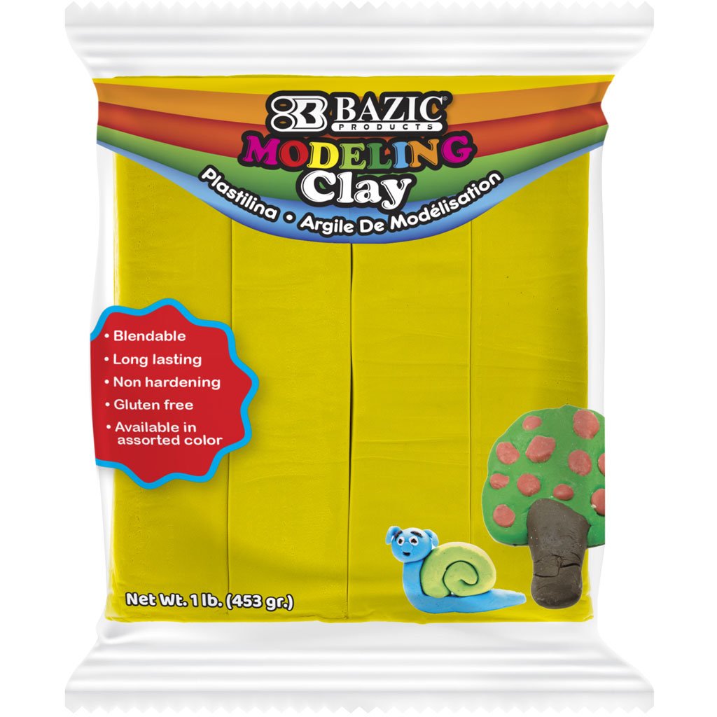 Bazic Modeling Clay 1lb Yellow