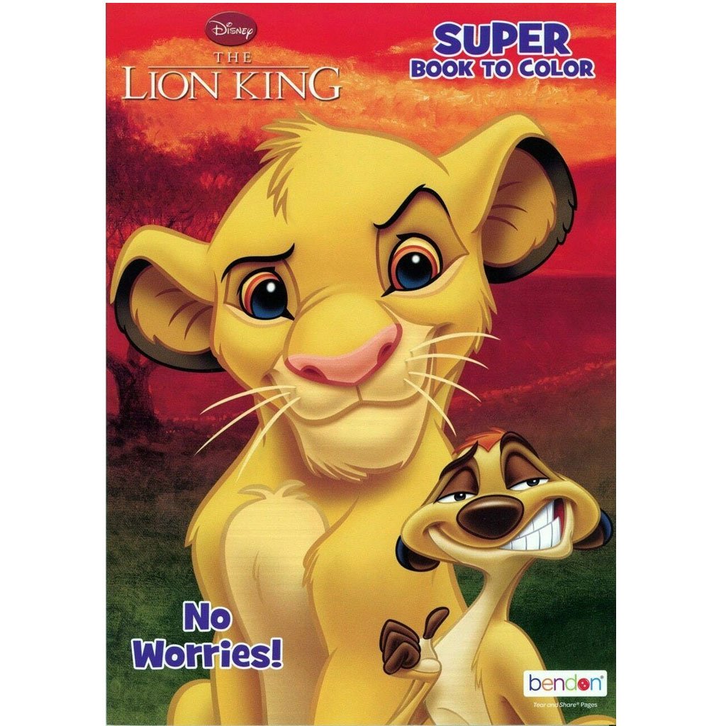 Bazic Lion King Coloring Book