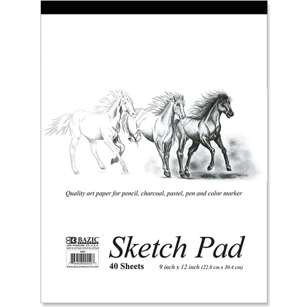 Bazic Sketch Pad 9in x 12in 40ct