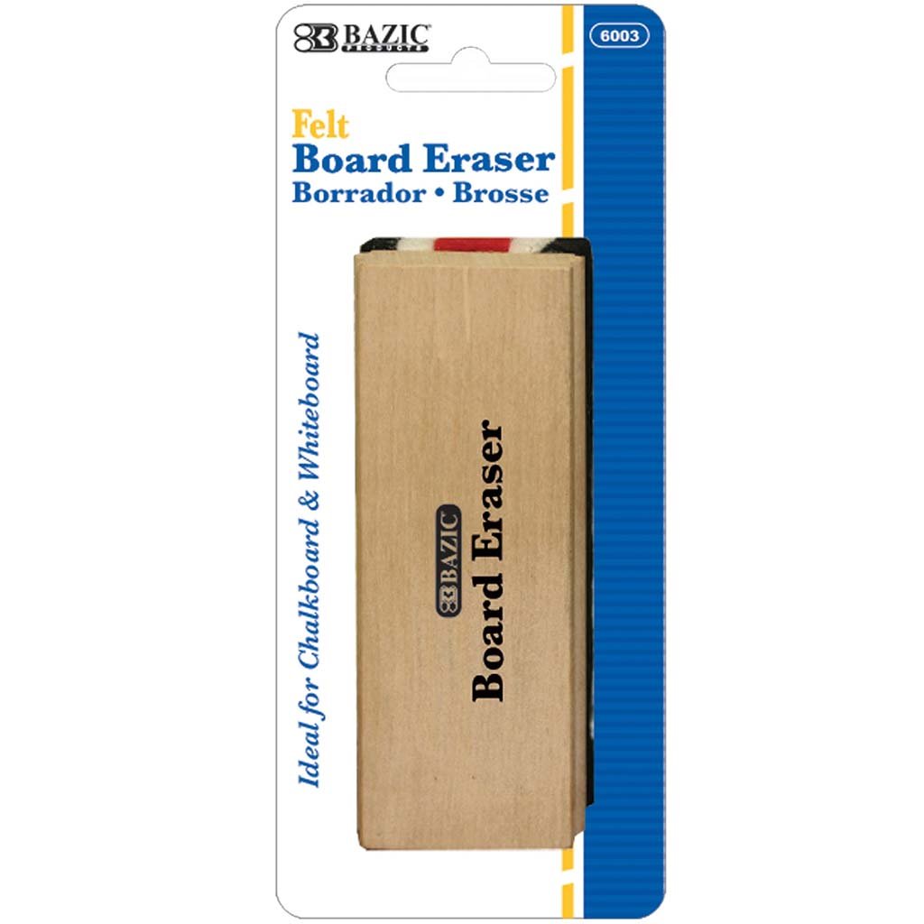 Bazic Felt Chalkboard / Whiteboard Eraser