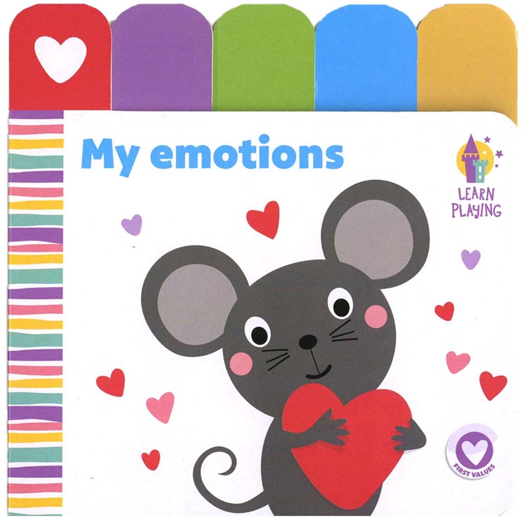 Bazic Learn and Play Board Book 6in x 6in My Emotions