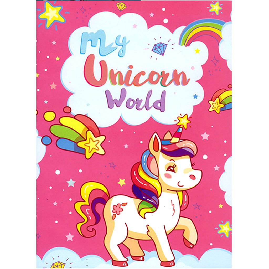 Bazic My Unicorn World Coloring Book