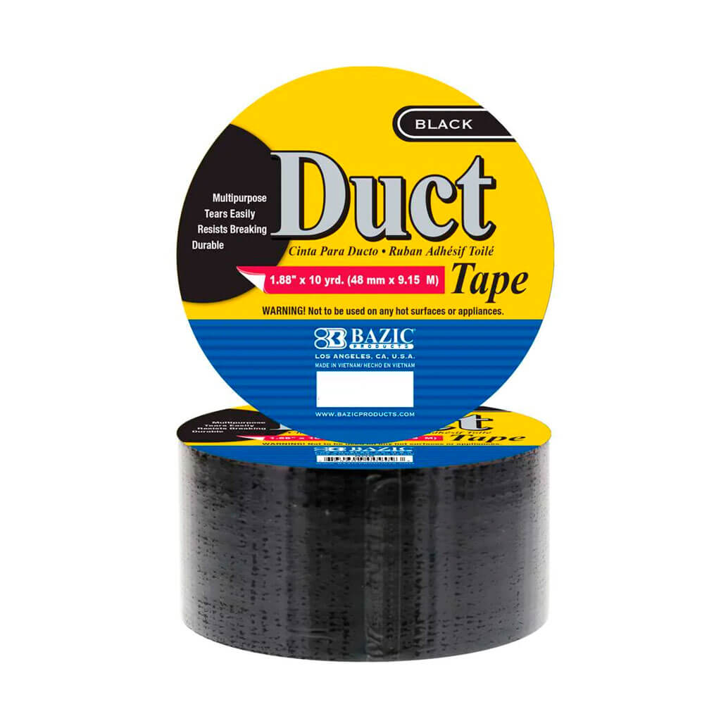 Bazic Duct Tape 1.88in x 10yards Black