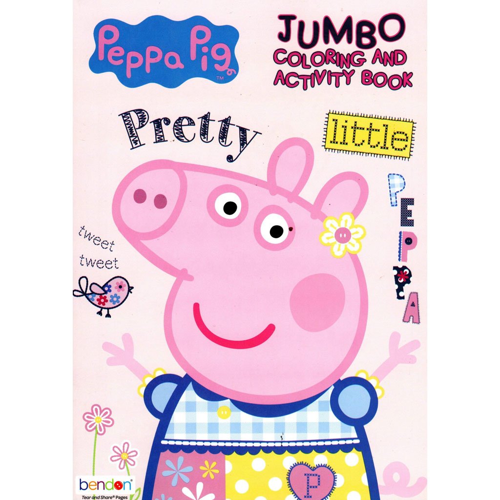 Bazic Peppa Pig Coloring Book