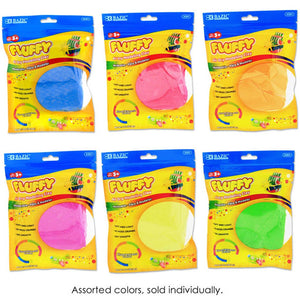 Bazic Air Dry Modeling Clay Fluorescent Colors 2oz