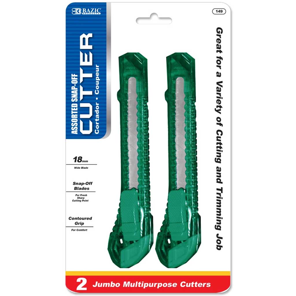 Bazic Multipurpose Cutter Jumbo Pack of 2