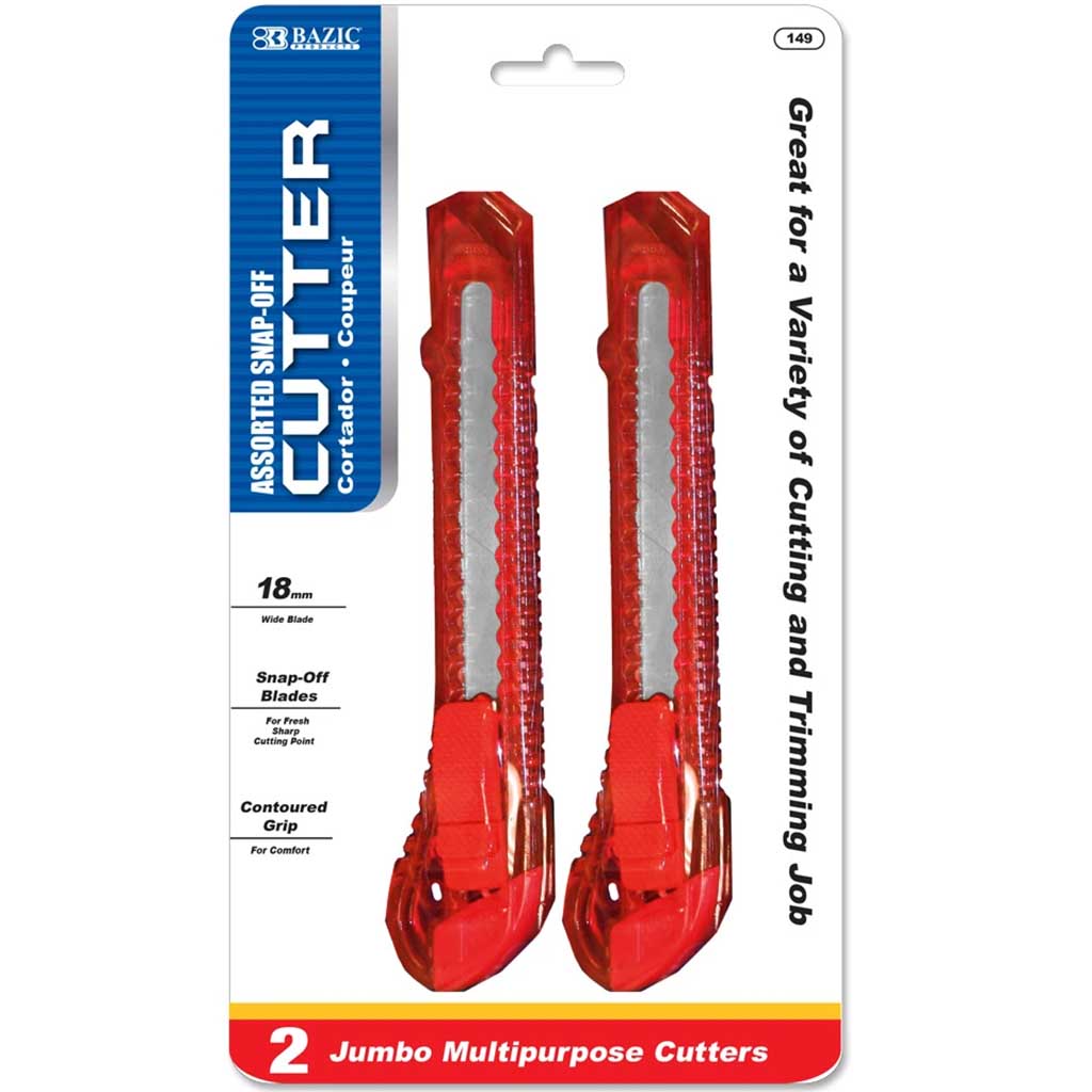 Bazic Multipurpose Cutter Jumbo Pack of 2