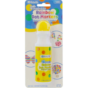Bazic Dot Markers Washable 6 Color