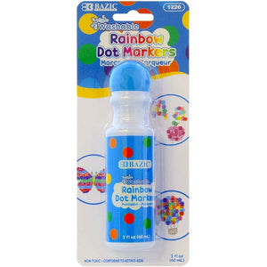 Bazic Dot Markers Washable 6 Color