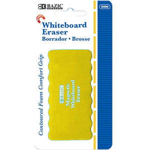 Bazic Whiteboard Eraser Magnetic with Foam Comfort Grip