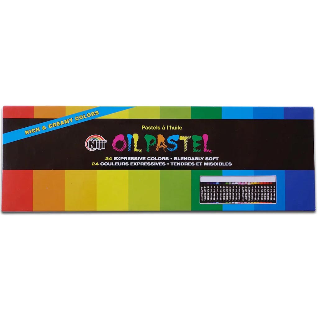 Niji Oil Pastels 24 Color Set