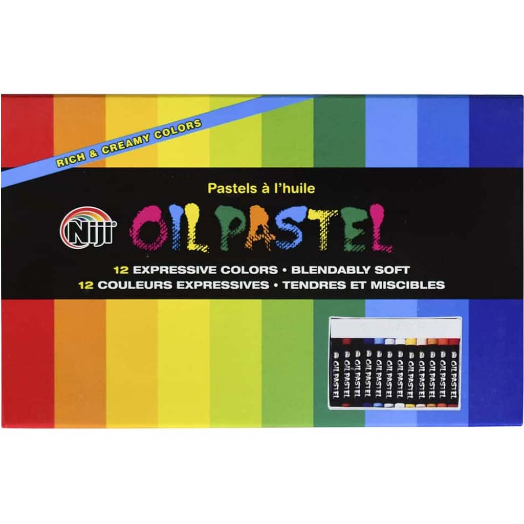 Niji Oil Pastels 12 Color Set