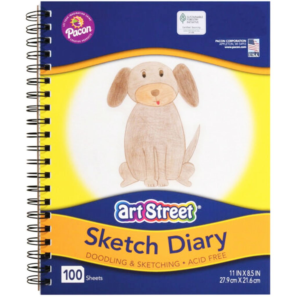 Sketch Books Lightweight Spiral Bound 11in x 8 1/2in